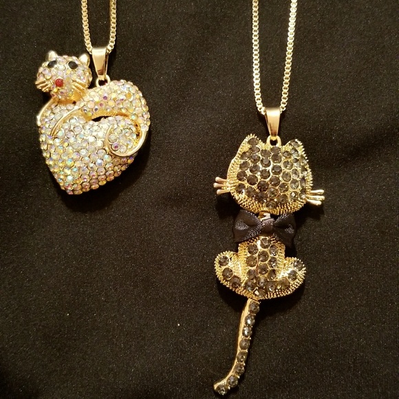 Betsey Johnson Jewelry Necklaces Hearts, Mermaids, Dragonflies, Airplanes, Stars - Picture 4 of 13